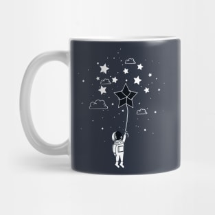 Astronaut draw with star Mug